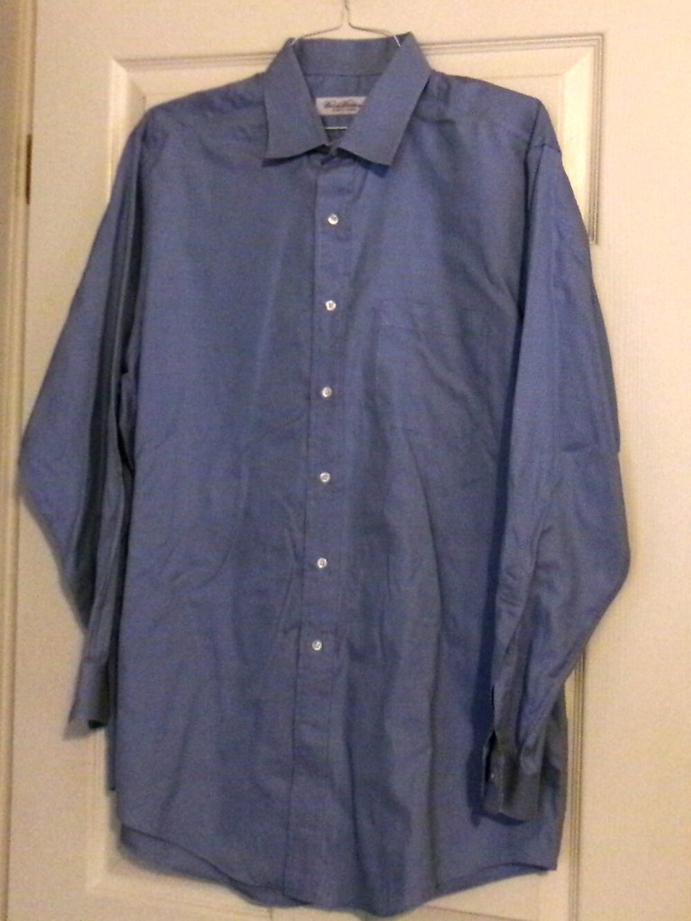 BROOKS BROTHERS SPECIAL ORDER Blue Long Sleeve Shirt Size 17 1/2 X 33